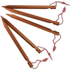 5 Piquets De Tente Alliage Léger 180mm 10mmø Regatta