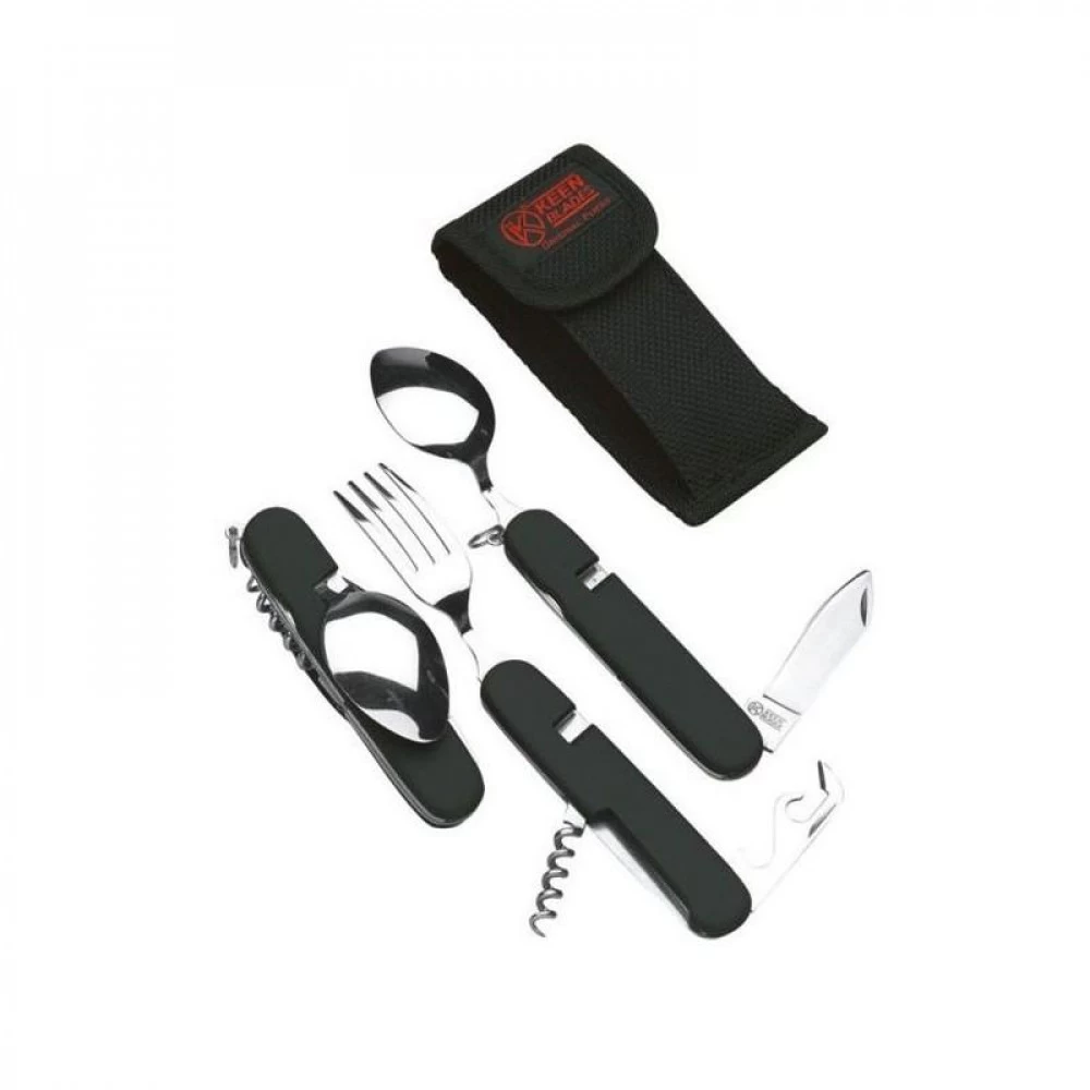 Couvert Camping Noir Keen Blades â Image 2