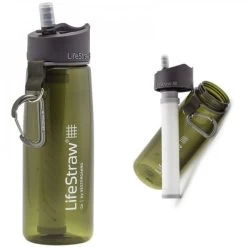 Gourde Filtre à Eau Lifestraw Go 2 Stages Verte