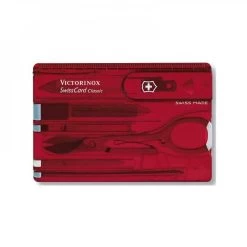 SwissCard Classic Victorinox Rouge