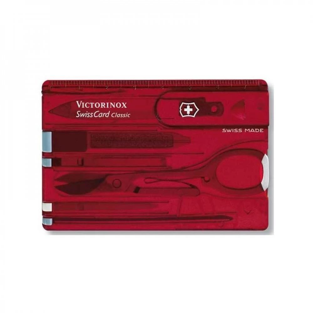 SwissCard Classic Victorinox Rouge