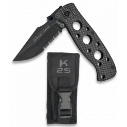 Couteau Pliable K25 Avec Manche Alvéolé Lame 8,5 Cm