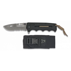 Couteau Pliable K25 Scie Titane Lame 9.3 Cm