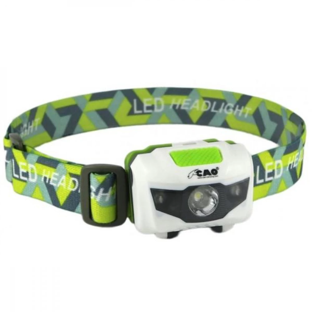 CAO Lampe Frontale 1 Led Blanche Et 2 Led Rouges â Image 3