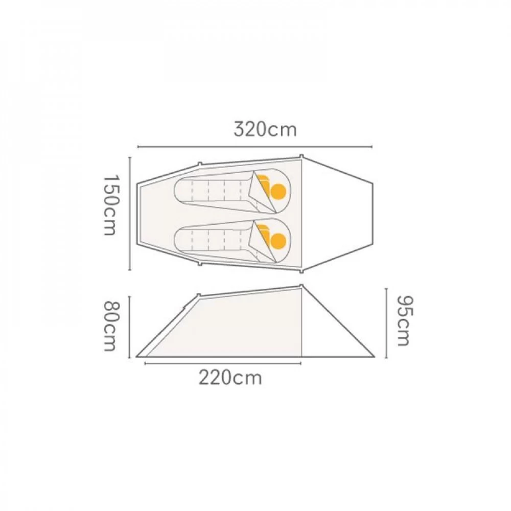 Tente Regatta Halin 2 Personnes â Image 3