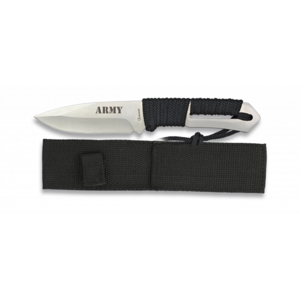 Couteau De Survie Paracorde Army Lame 9.8 Cm