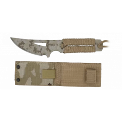 Couteau Paracorde Camouflage Coyote 19 Cm