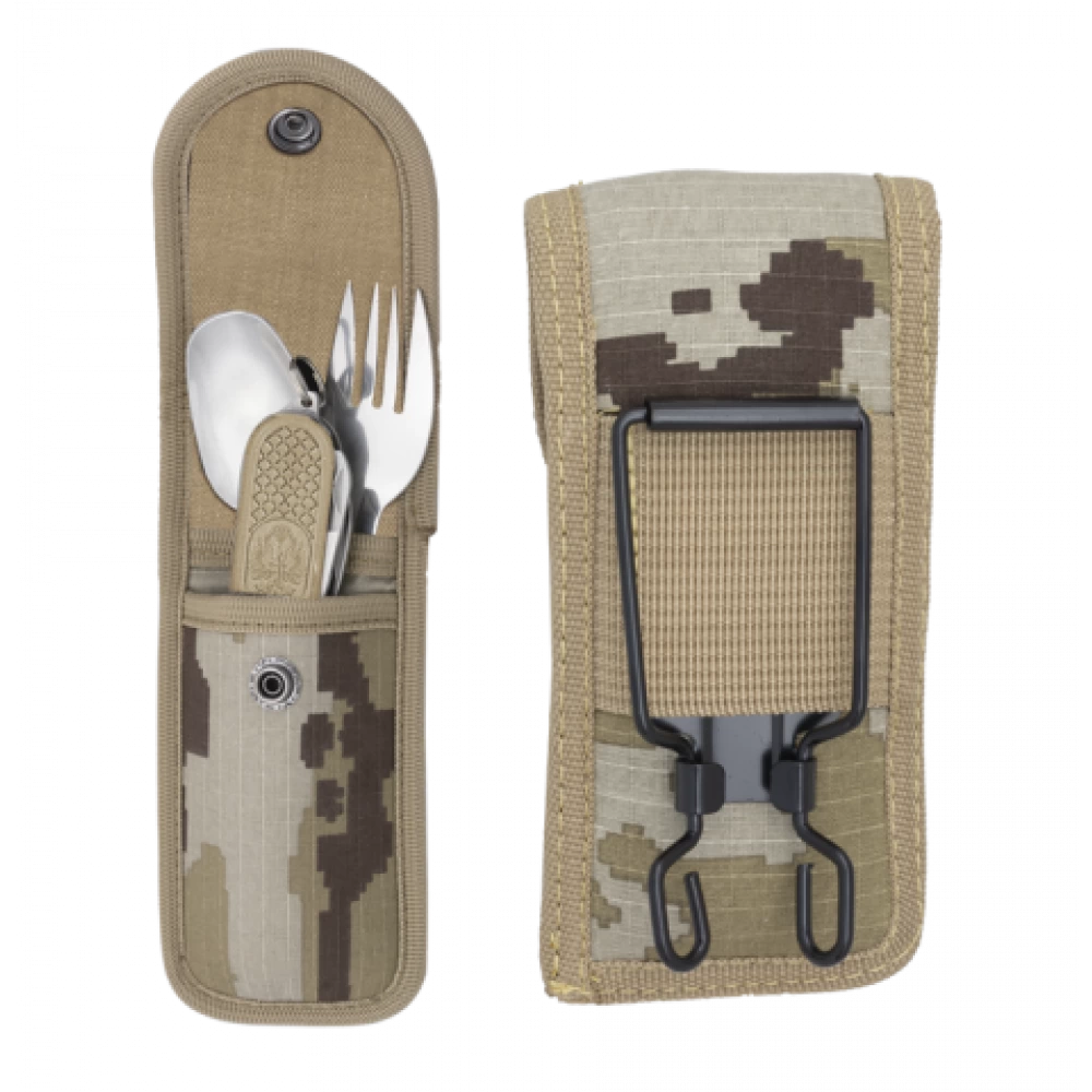 Set De Couverts De Camping Avec Couteau Multi-fonctions