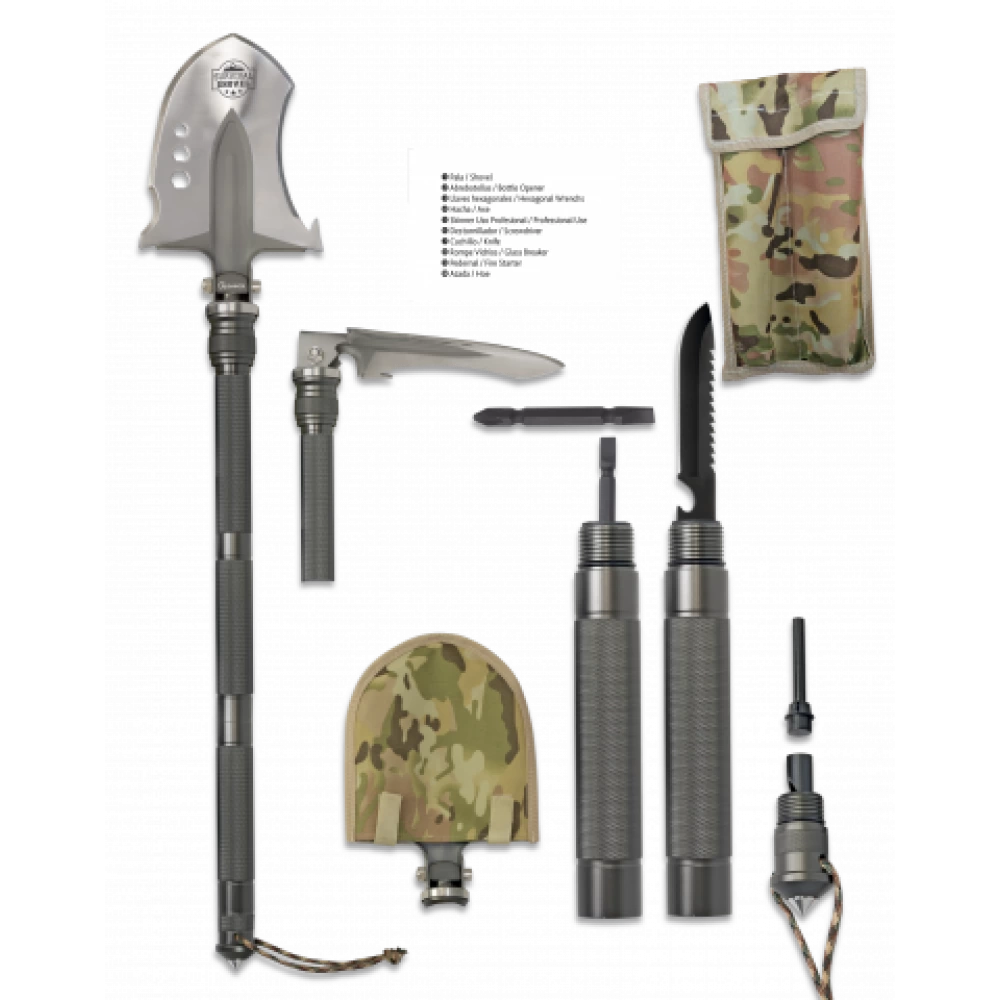 Pelle De Survie Professionelle 10 Fonctions