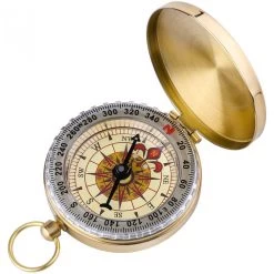 Boussole Vintage Laiton Navigation Randonnée Camping