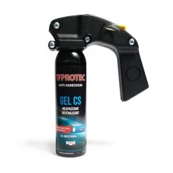 Bombe Lacrymogène Gel 100ml VPROTEC - Poignée Extincteur