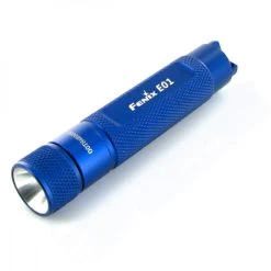 Lampe E01 Fenix Bleue