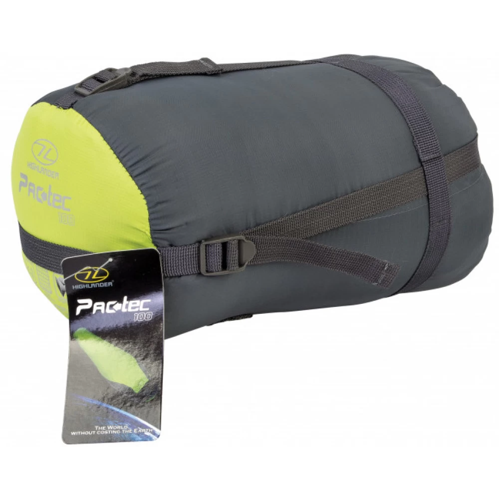 HIGHLANDER Sac De Couchage Pac-tec 100 Vert â Image 2