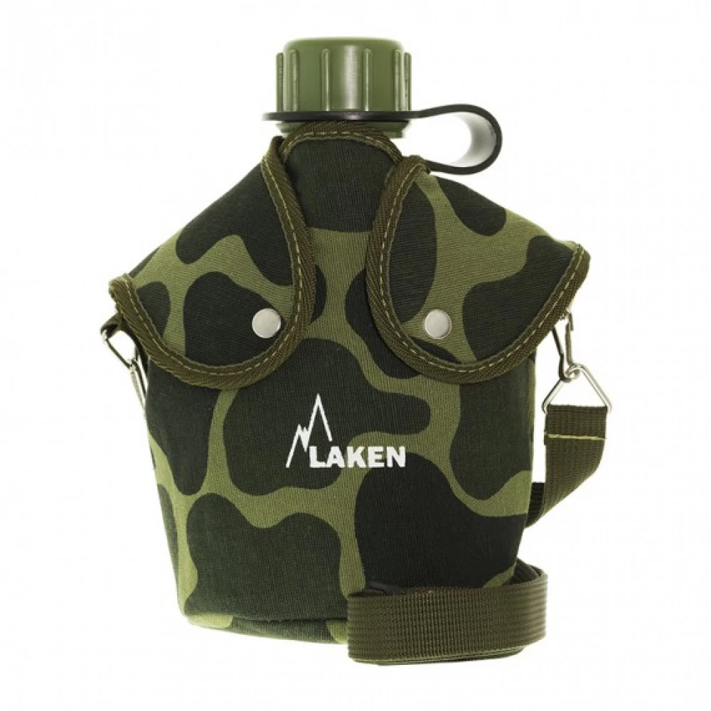 Gourde Laken 1 Litre En Polyéthylène Avec Housse Camouflage