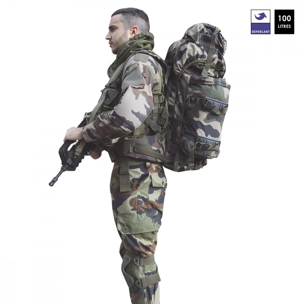 HIGHLANDER Sac à Dos Militaire 100L Avec Sur Sac – Image 3
